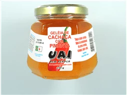 Geleia de cachaa com pimenta