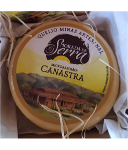Queijo da Canastra - Morada da Serra - Pea inteira - Casca limpa -14 Dias