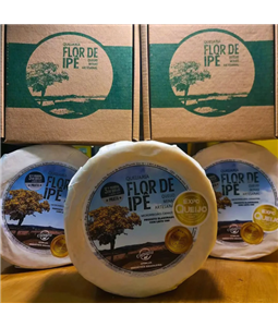 Queijo Minas Artesanal da Canastra - Flor de Ip - Casca limpa - 14 Dias